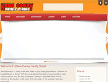 Tablet Screenshot of kensconey.com